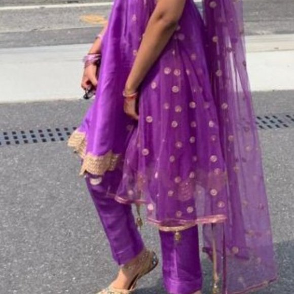 Purple Frock Suit - Picture 3 of 3